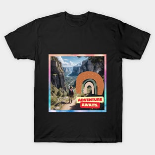 Adventure awaits. T-Shirt